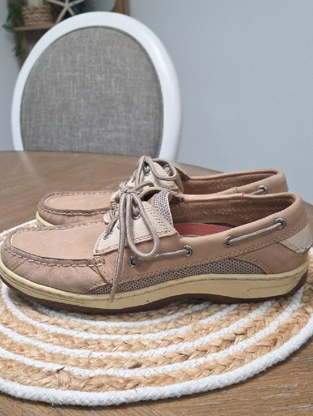 Sperry Mens Billfish 3 Eye Leather Boat Shoe, Size 8.5